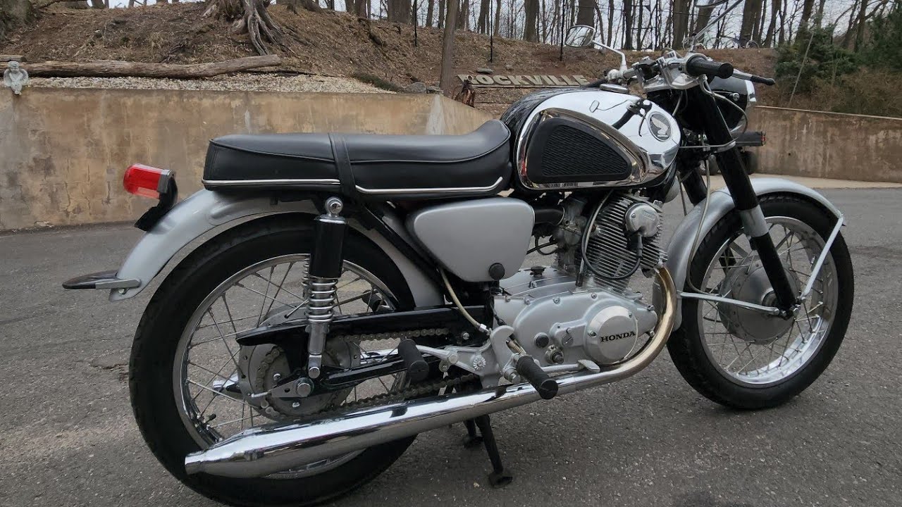 ИЗМЕНИВШИЙ ИГРУ 1966 HONDA 300 SUPER SPORTS CB77