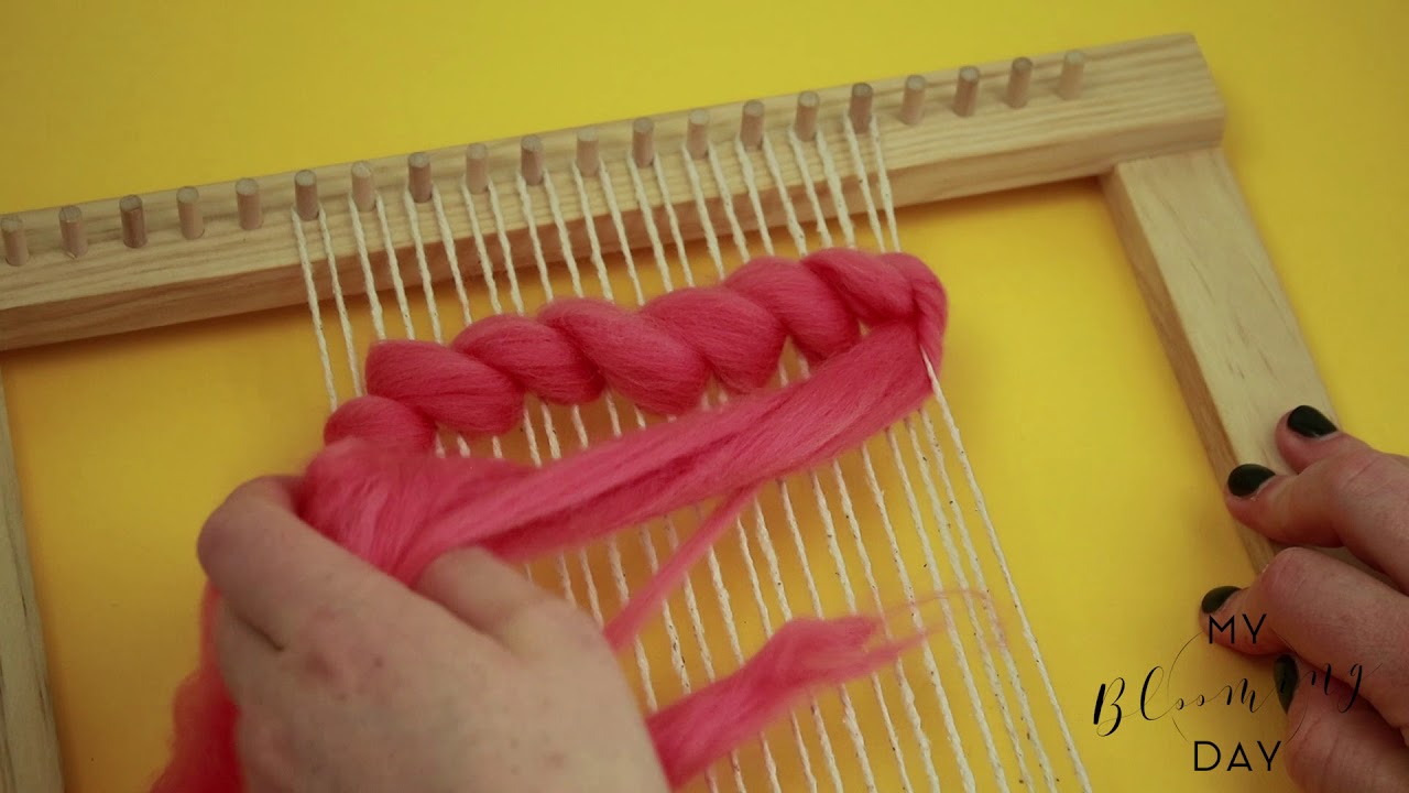 HOW TO DO A SOUMAK WEAVE TAPESTRY