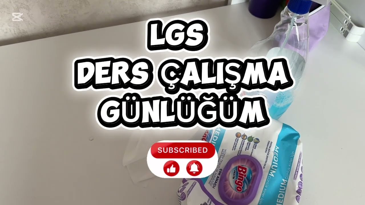 8. SINIF DERS ÇALIŞMA RUTİNİM I Masamı temizledim #lgs2026