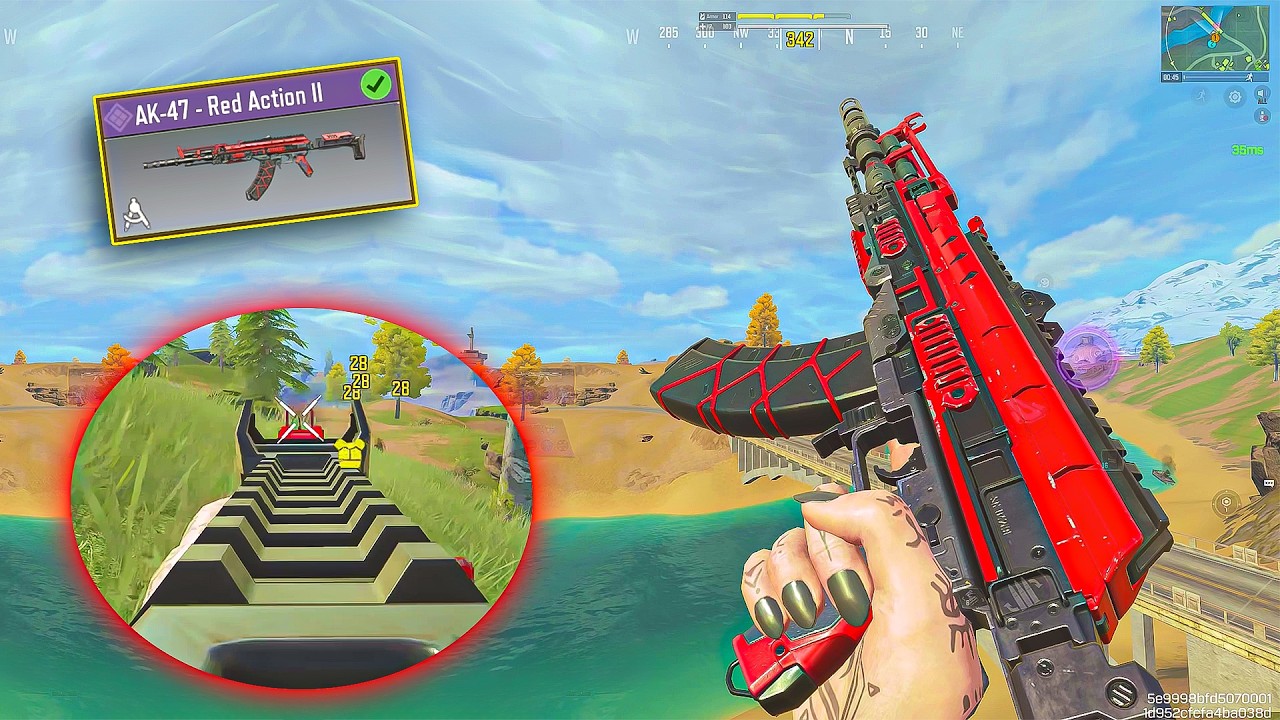 CAN RED ACTION AK47 BEAT THE FREE LEGENDARY AK47? 🧠| COD MOBILE