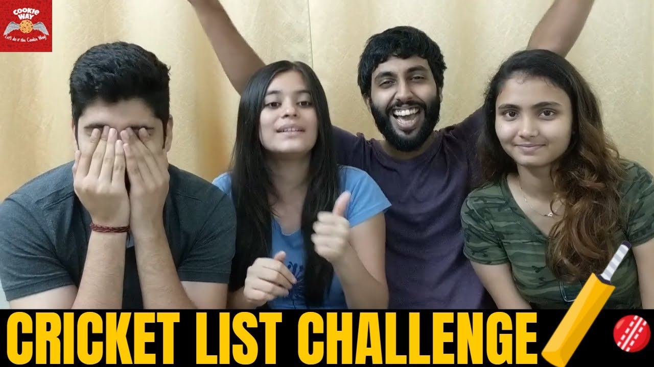 Cricket List Challenge (World Cup & IPL) - Cookie Way Challenge - Episode #3