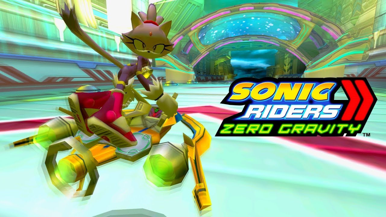 Sonic Riders Zero Gravity - Tempest Waterway - Blaze 4K 60 FPS (Sonic Forces Aqua Road music)