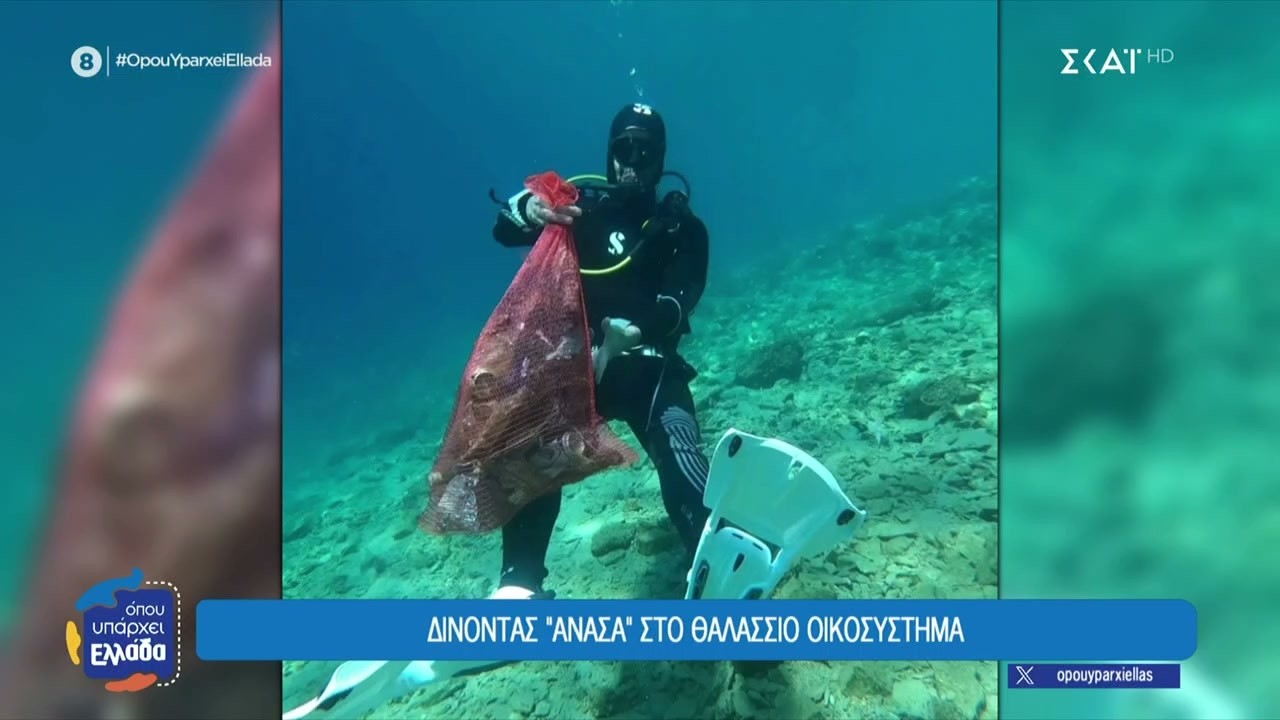 Όταν η κατάδυση γίνεται προσφορά στο περιβάλλον – Μάχη για έναν καθαρό και ζωντανό βυθό