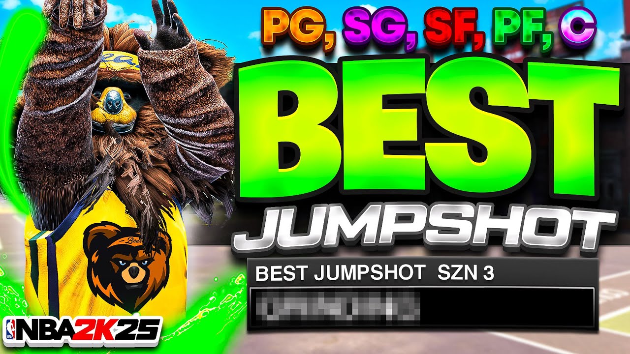 *NEW* BEST JUMPSHOTS FOR EVERY 3PT RATING & HEIGHT in NBA 2K25! Best Jumpshot 2k25 Season 3