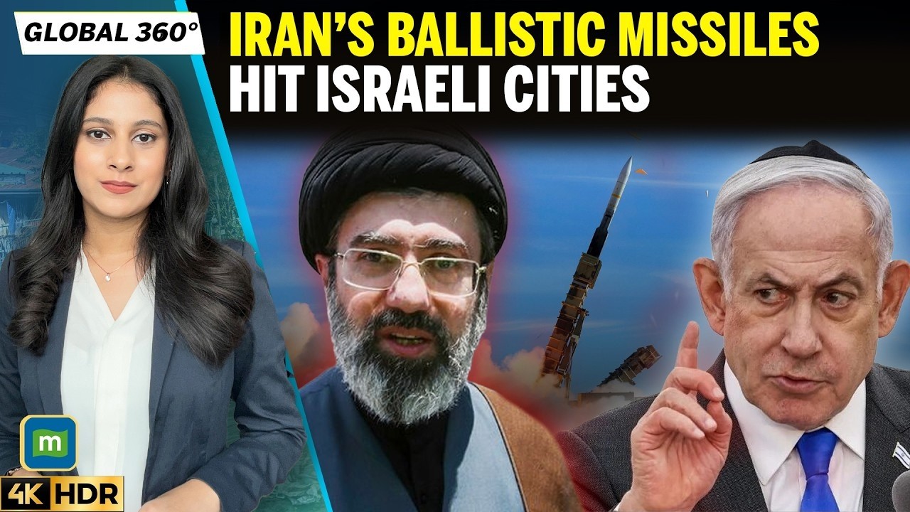 Iran Missile Barrage Hits Israeli Cities Amid Escalating War: Dramatic Footage As Blasts Rock Israel