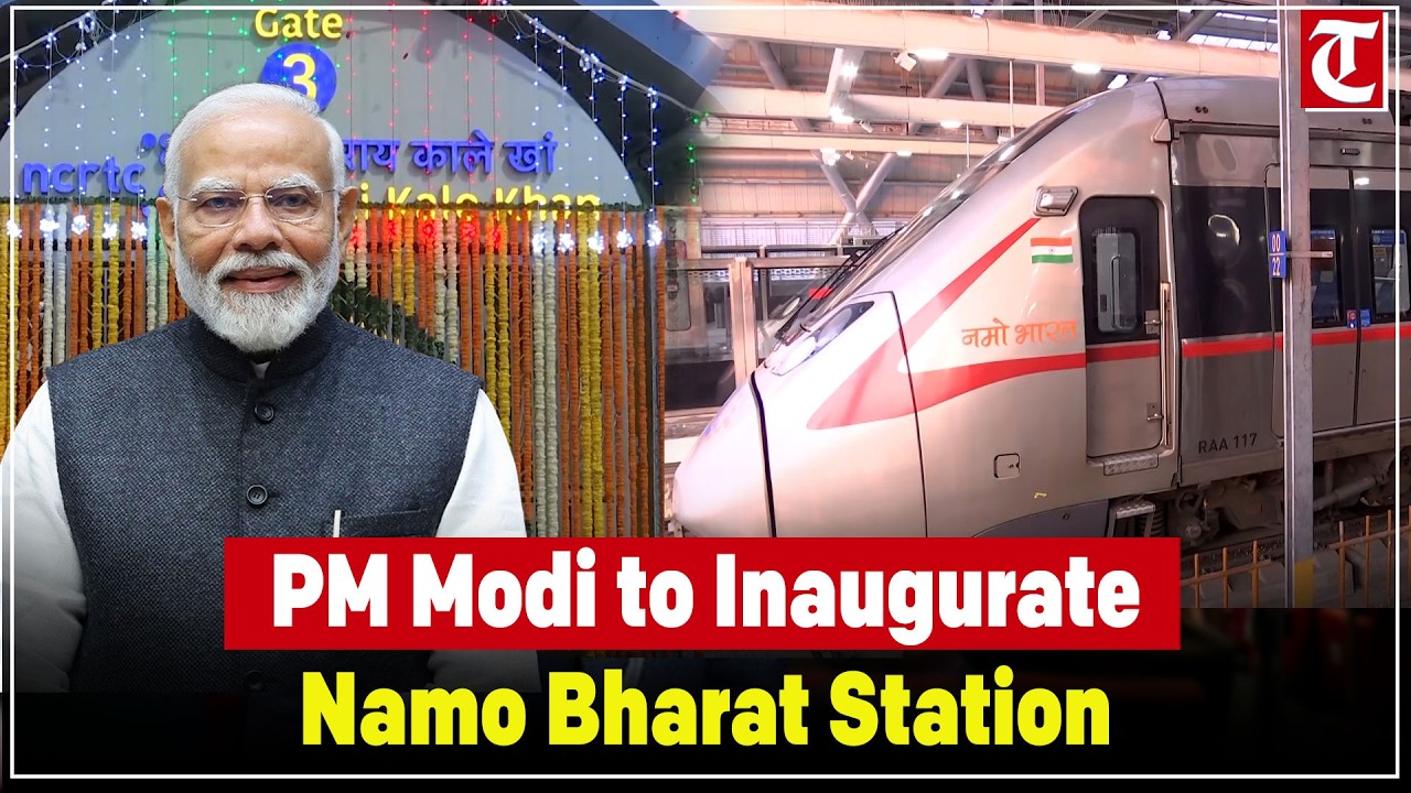 PM Modi to inaugurate India’s first Namo Bharat RRTS station at Sarai Kale Khan, Delhi