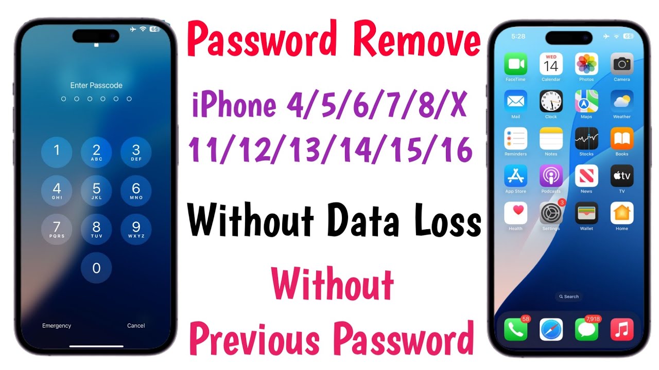 How To Unlock iPhone Without Password | Unlock iPhone If Forgot Passcode