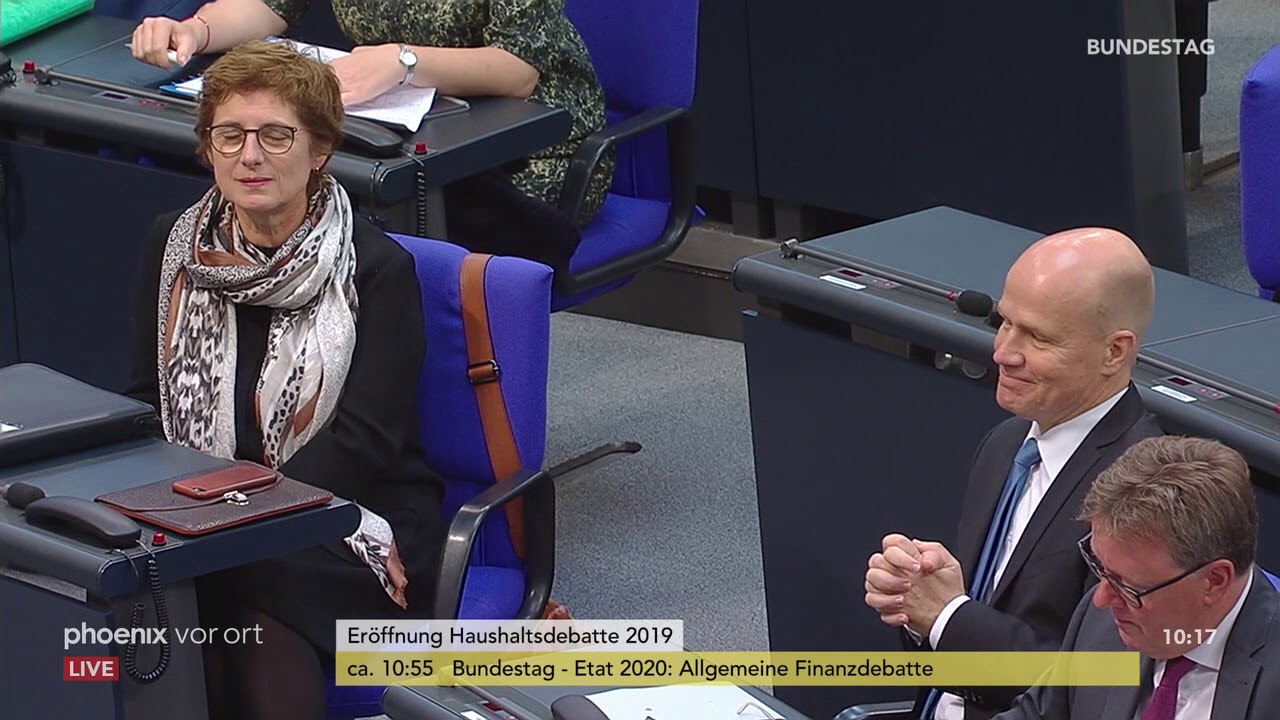 Haushalt 2020: Finanzminister Olaf Scholz er&ouml;ffnet die Haushaltswoche am 10.09.19