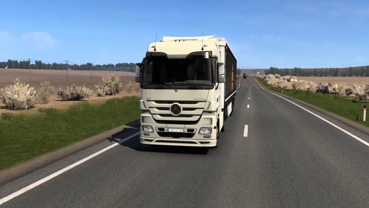 ETS2 Realistic Kazakhstan Drive | Kokshetau → Astana | Beautiful Steppe Roads 🇰🇿