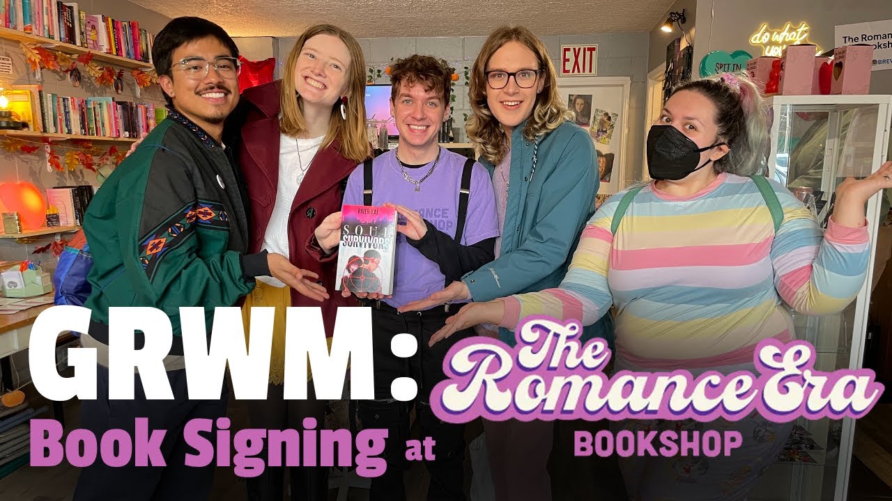 GRWM for a Book Signing at The Romance Era Bookshop! ♡ Indie Author Behind the Scenes