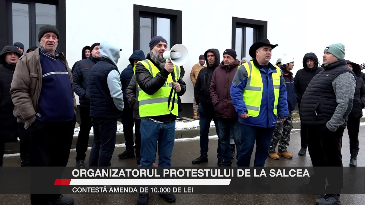 Organizatorul protestului de la Salcea contestă amenda de 10.000 de lei