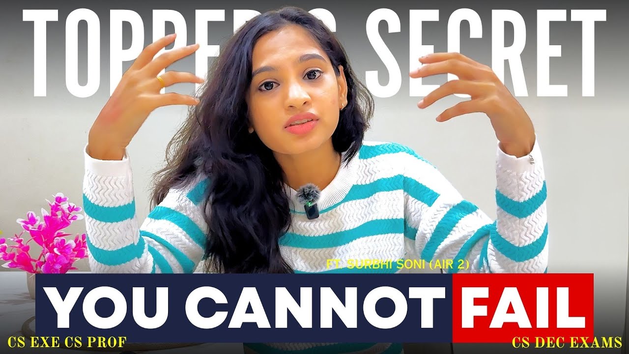 CS EXECUTIVE AIR 2 REVEALS TOPPERS' STRATEGY || TUM FAIL NAHI HO SAKTE ! 🌟 #companysecretary