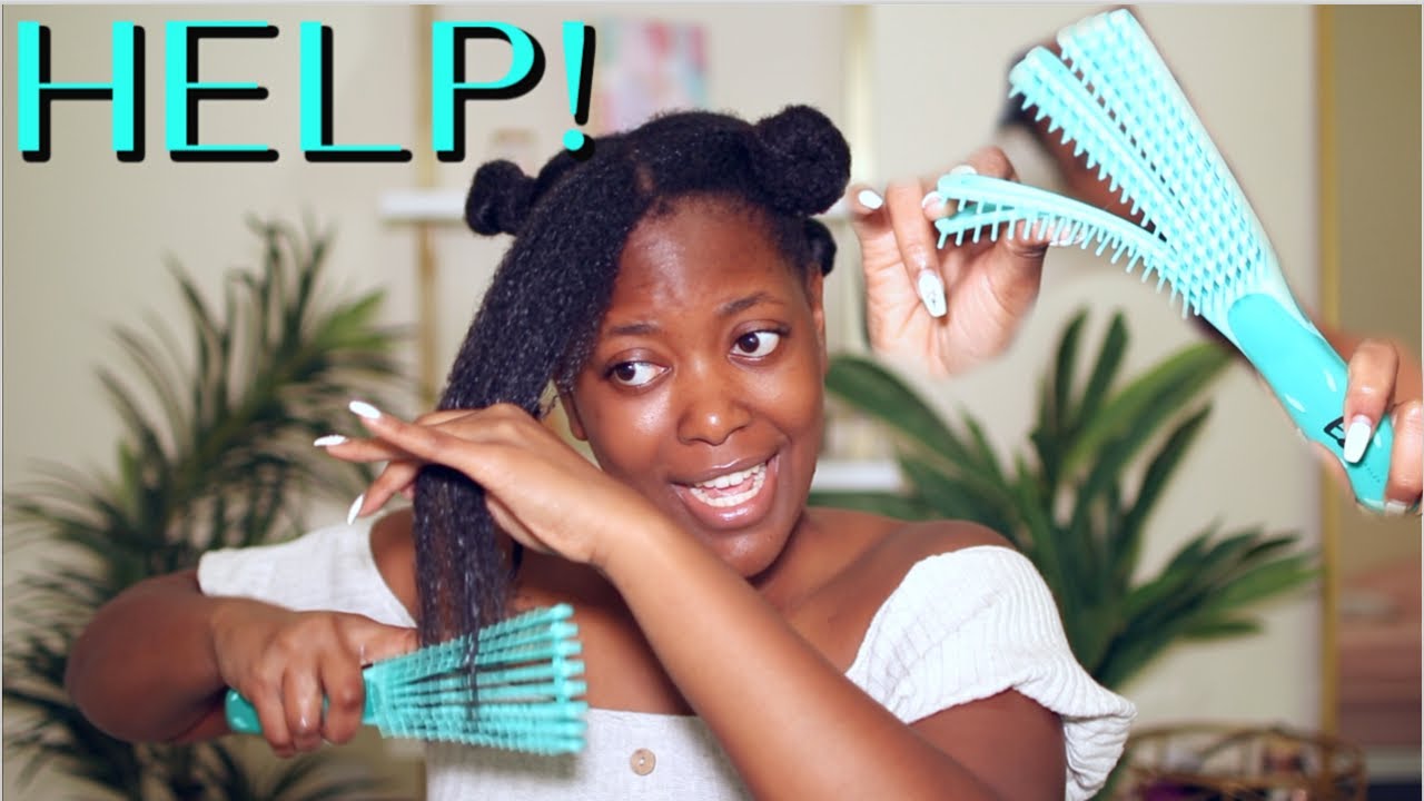 I TRIED THE MOST POPULAR BRUSH ON INSTAGRAM | EZ Detangling Brush on Type 4 Hair | KandidKinks