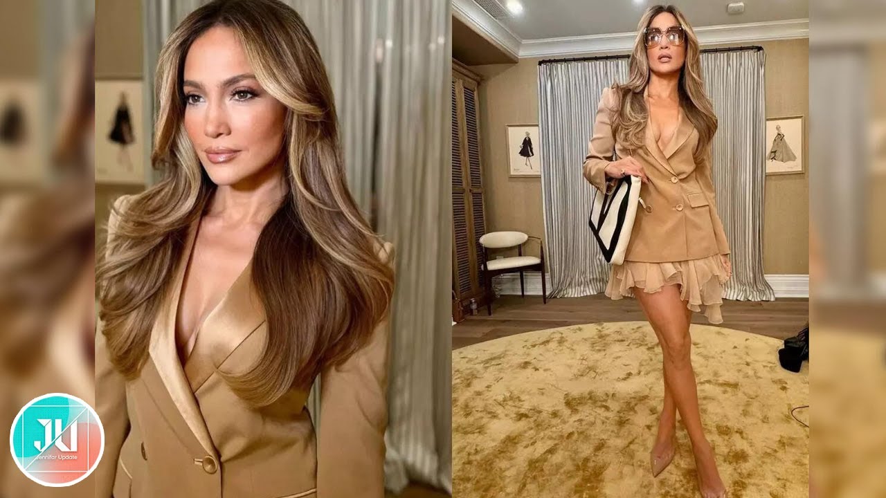 Jennifer Lopez Elevates Office Style With Oversized Skirt Suit
