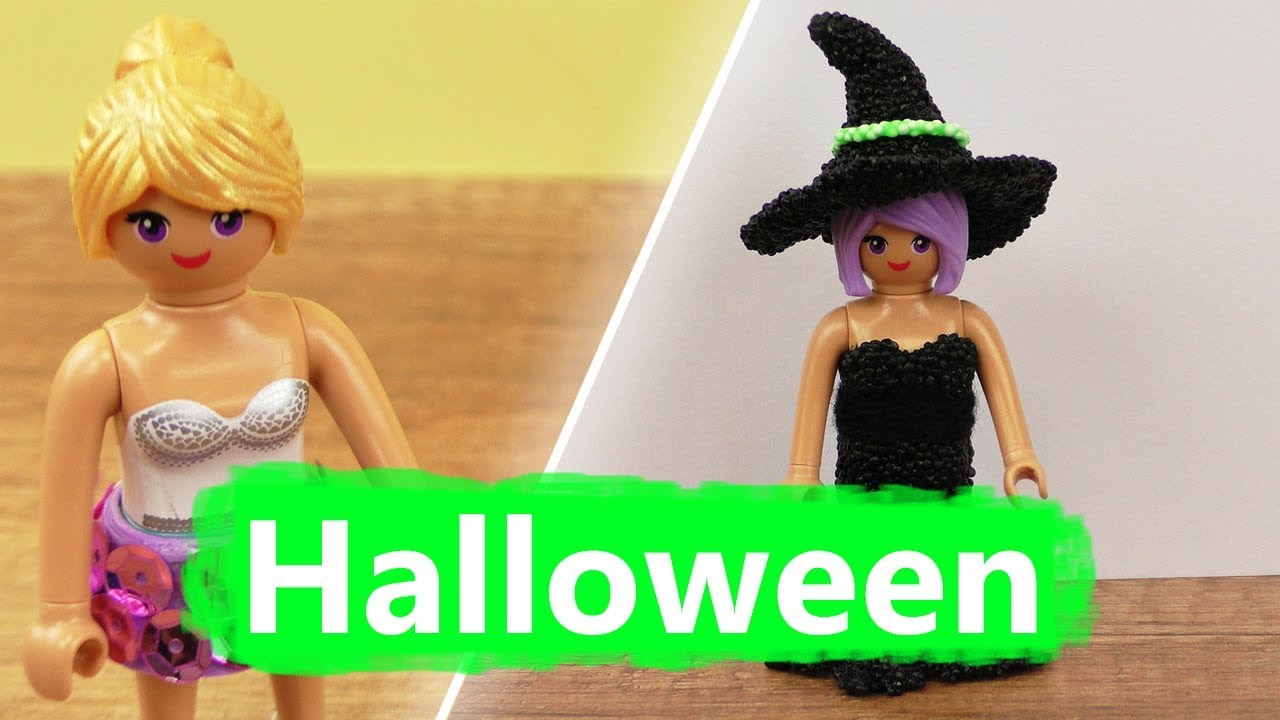 Playmobil DIY 🎃 Stellas Halloween Kostüm | Stella als Hexe | Coole Kostüm Idee für Playmobil