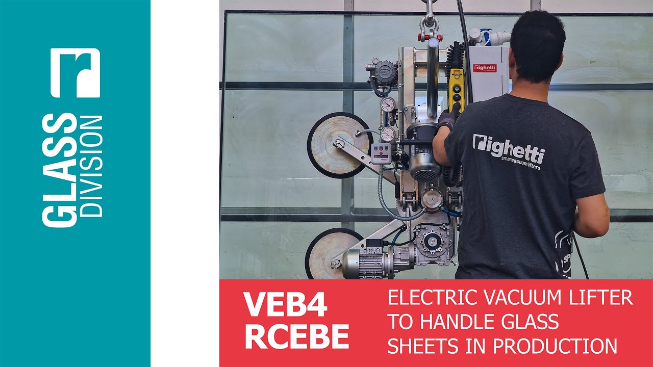 VEB4 RCEBE | Electric vacuum lifter for handling glass sheets during their processing