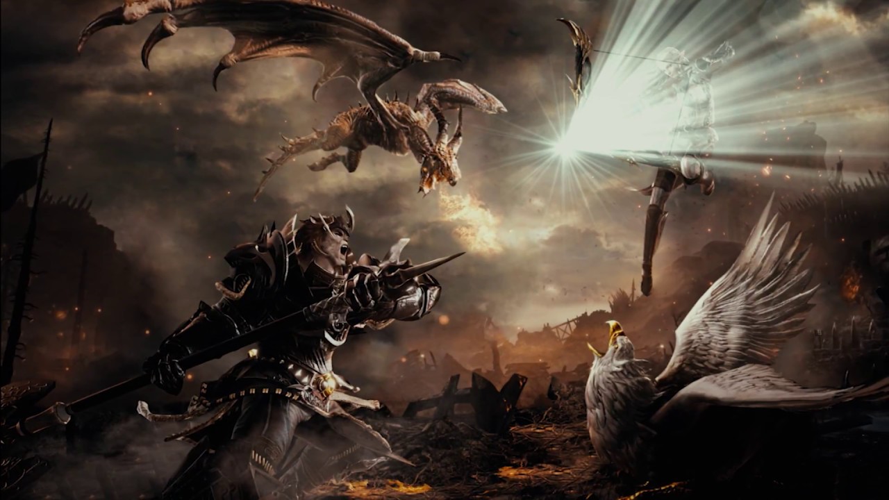 BLESS ONLINE Animated Wallpaper AFTER EFFECTS Union vs Hieron