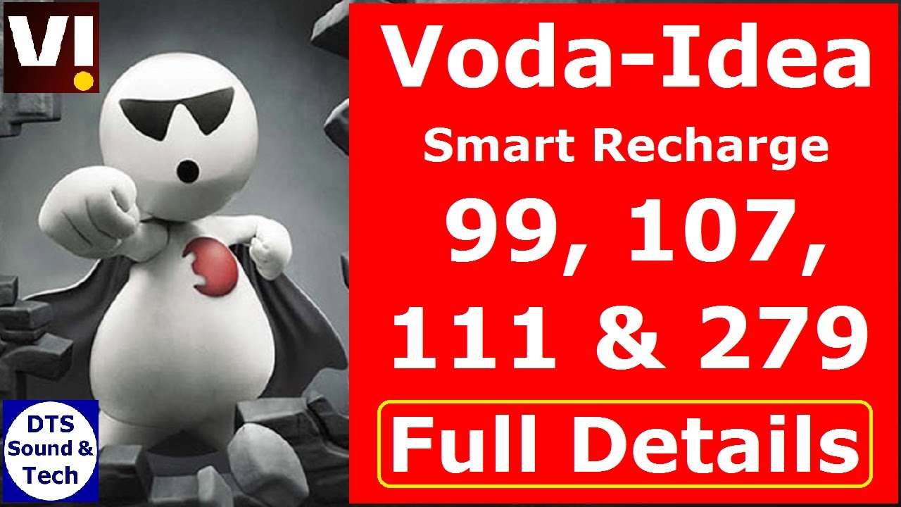 VI All Smart Recharge || 99, 107, 111 and 279 Validity Plan || Service Validity Pack Details || DTS