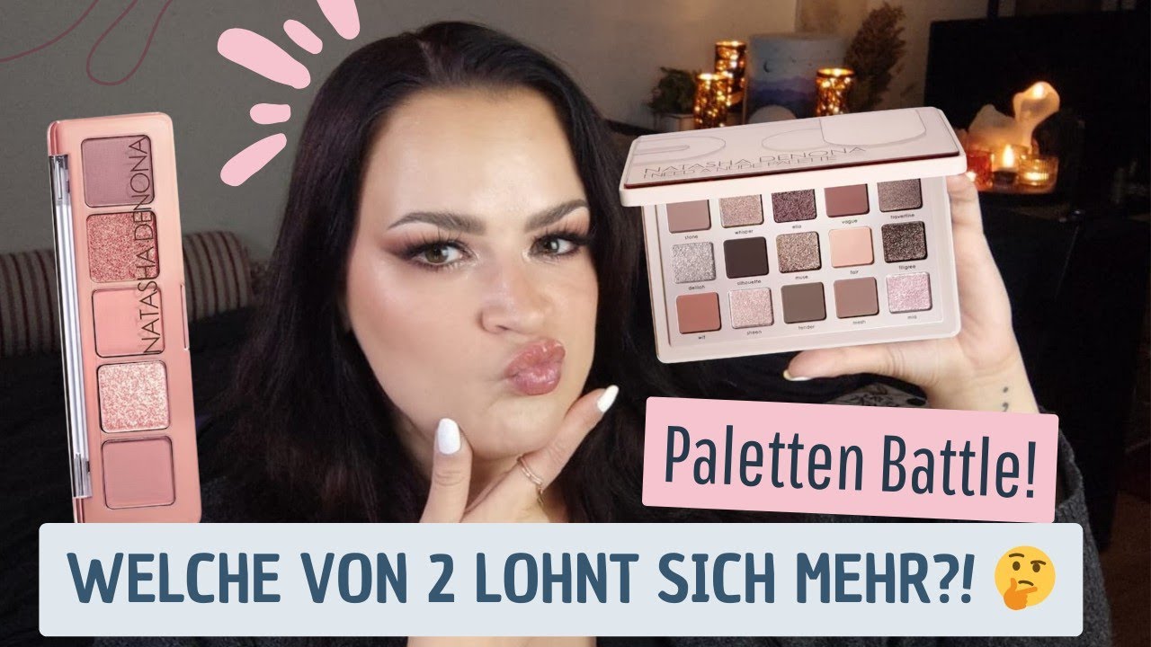 WOAH 😨 WELCHE von BEIDEN würde ICH EMPFEHLEN?! 🌝 Natasha Denona Starlette + I NEED A PALETTE
