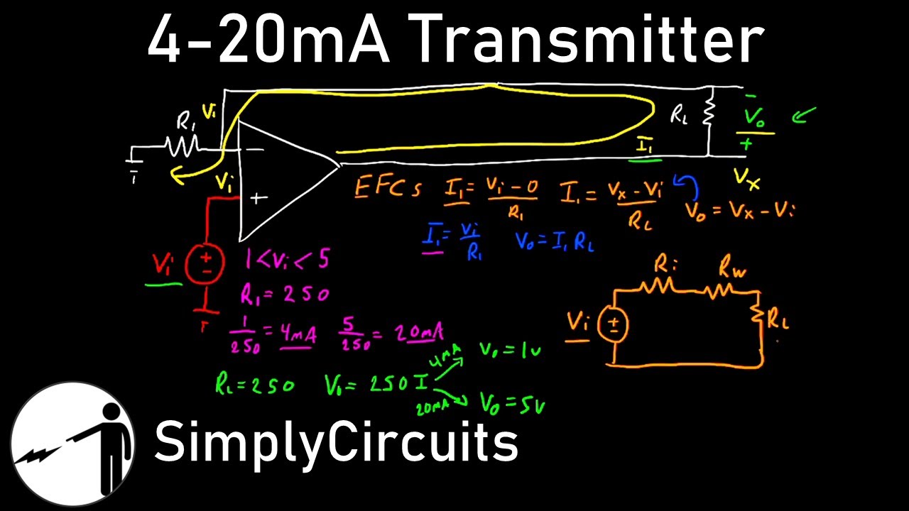 4-20mA Transmitter Explained using an Op Amp