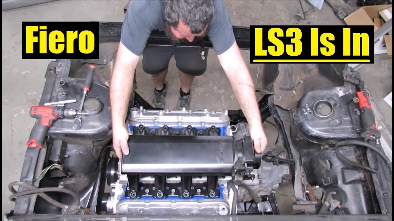 Turbo LS3 Fiero Part 3: Engine Install