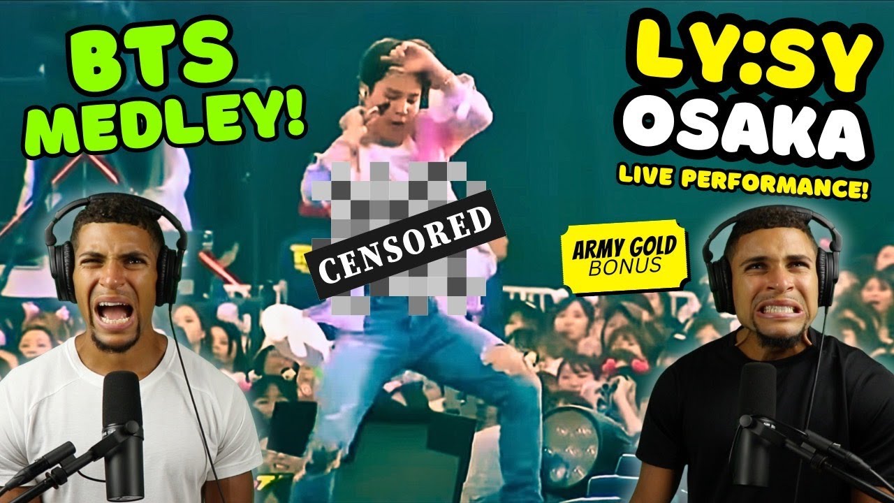 Реакция на попурри BTS [LOVE YOURSELF: SPEAK YOURSELF in Osaka]!! 🔥