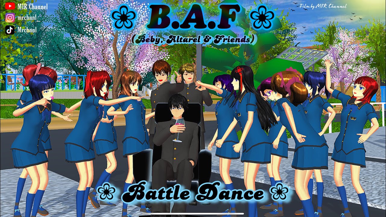 ❀B.A.F❀ (2)|| Battle Dance 💃🏻|| Drama Sakura School Simulator || #mirchannel