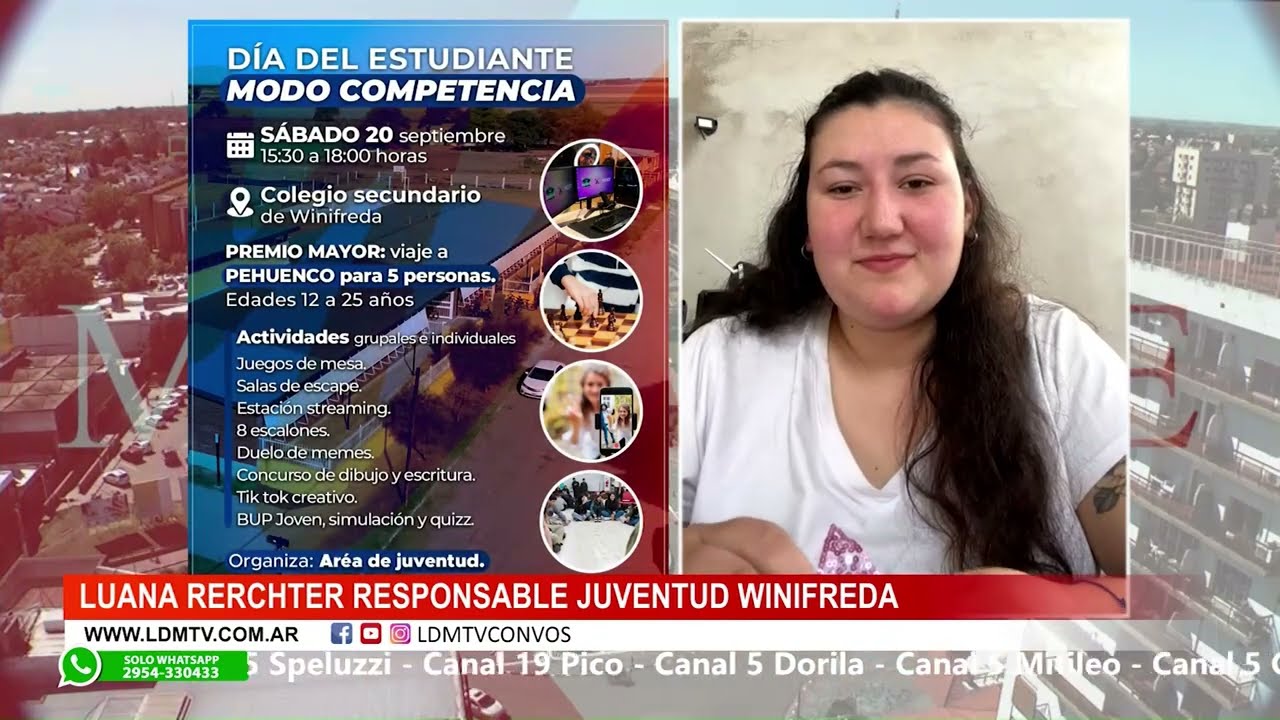 Luana Rerchter Responsable Juventud Winifreda