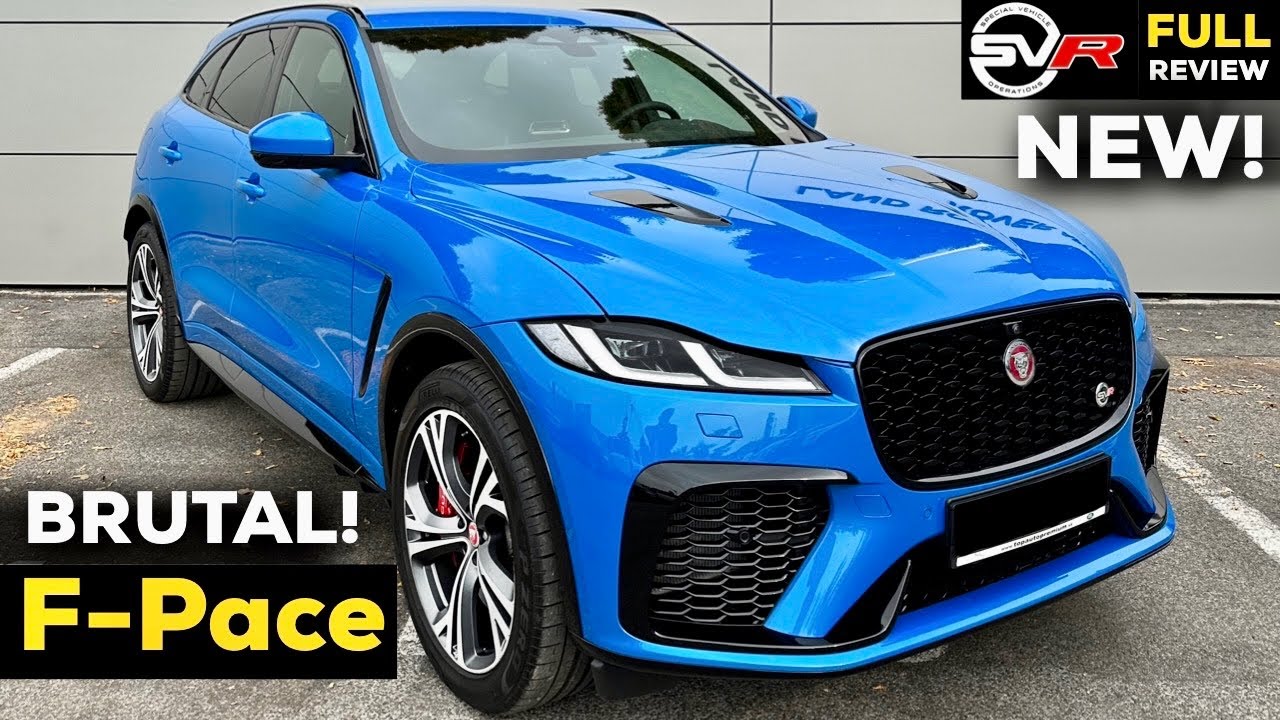 2023 JAGUAR F Pace SVR NEW BRUTAL V8 Sound FULL In-Depth Review Exterior Interior Infotainment