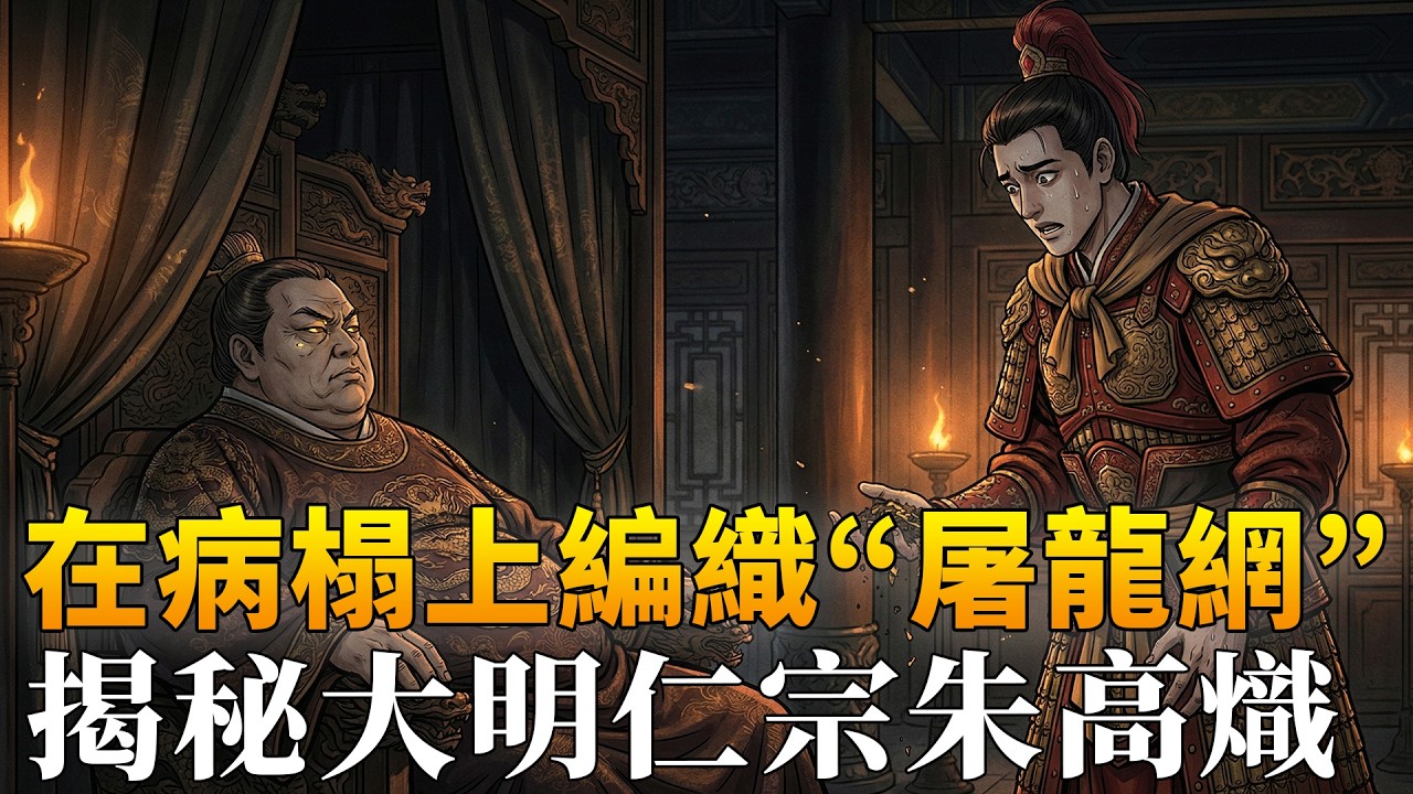 胖子皇帝朱高熾，走幾步路都喘，卻用10個月讓整個朝堂噤若寒蟬！