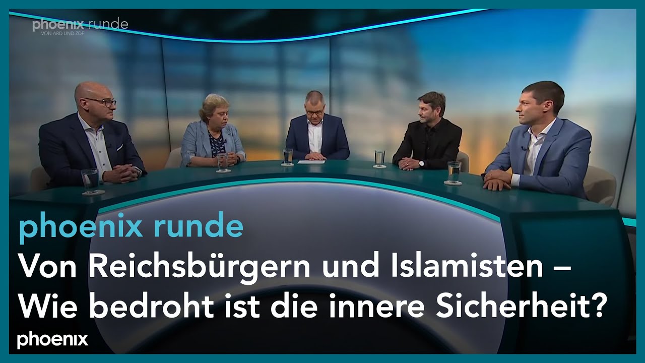 phoenixRunde: Von Reichsbürgern und Islamisten – Wie bedroht ist die innere Sicherheit?