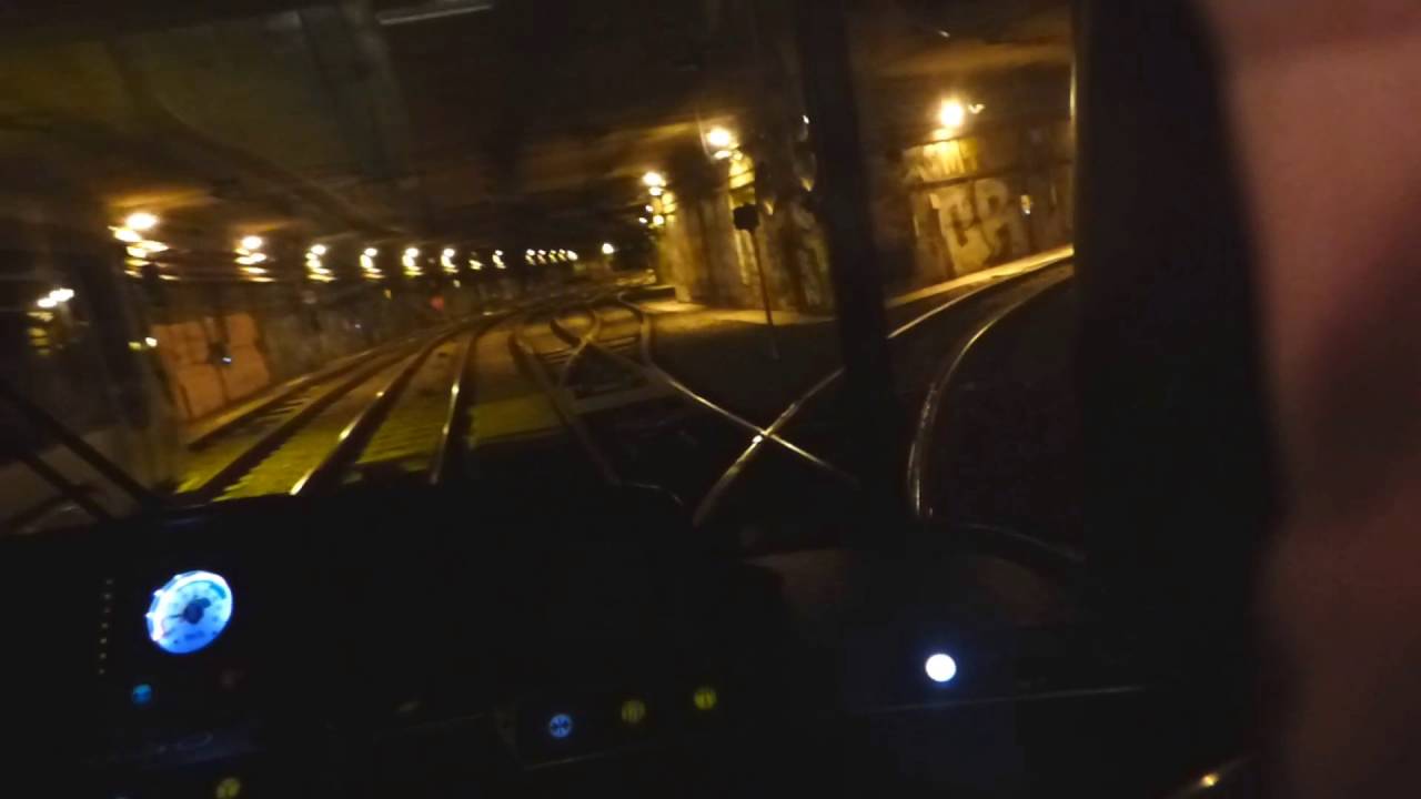 Brussels underground tramway on the new tram