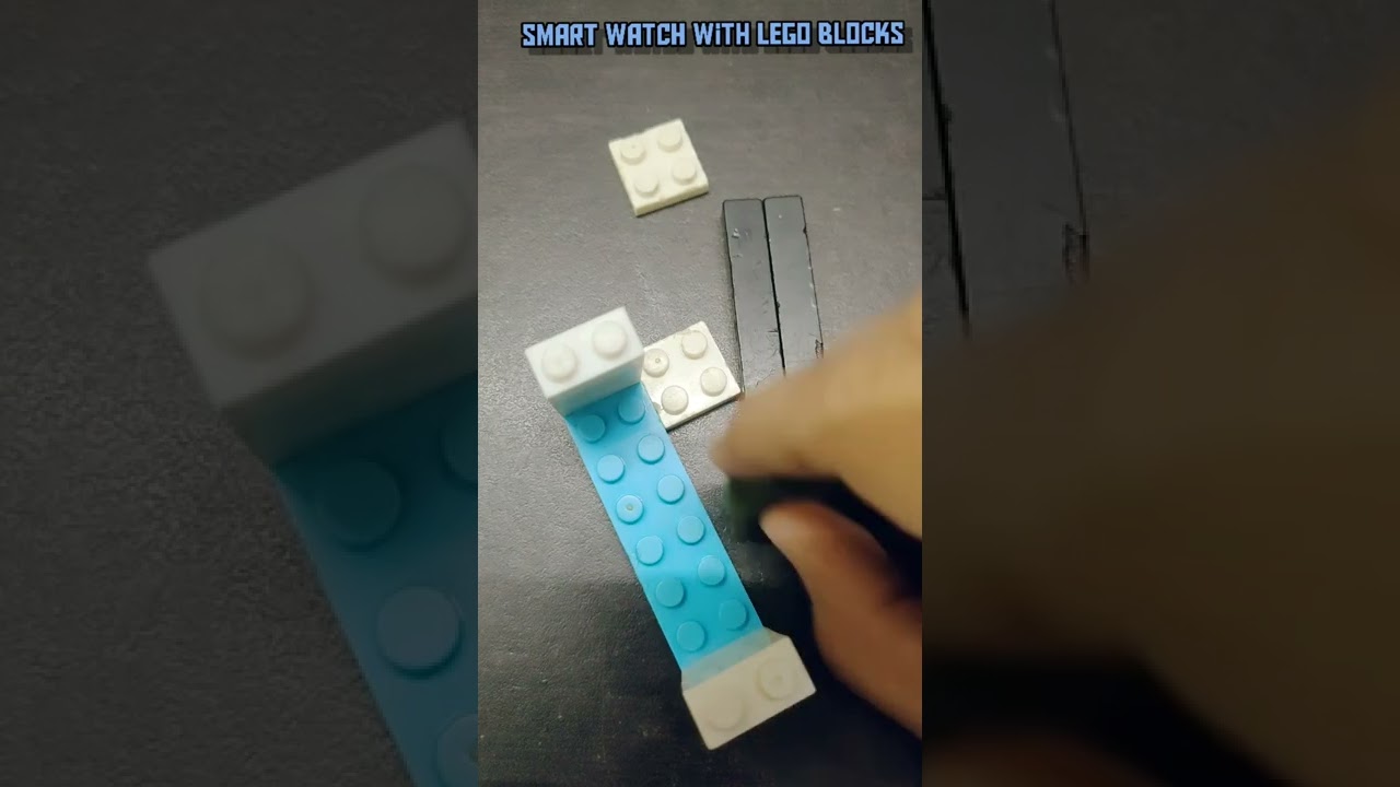 Smart watch/Digital watch with lego blocks. Smart watch for kids