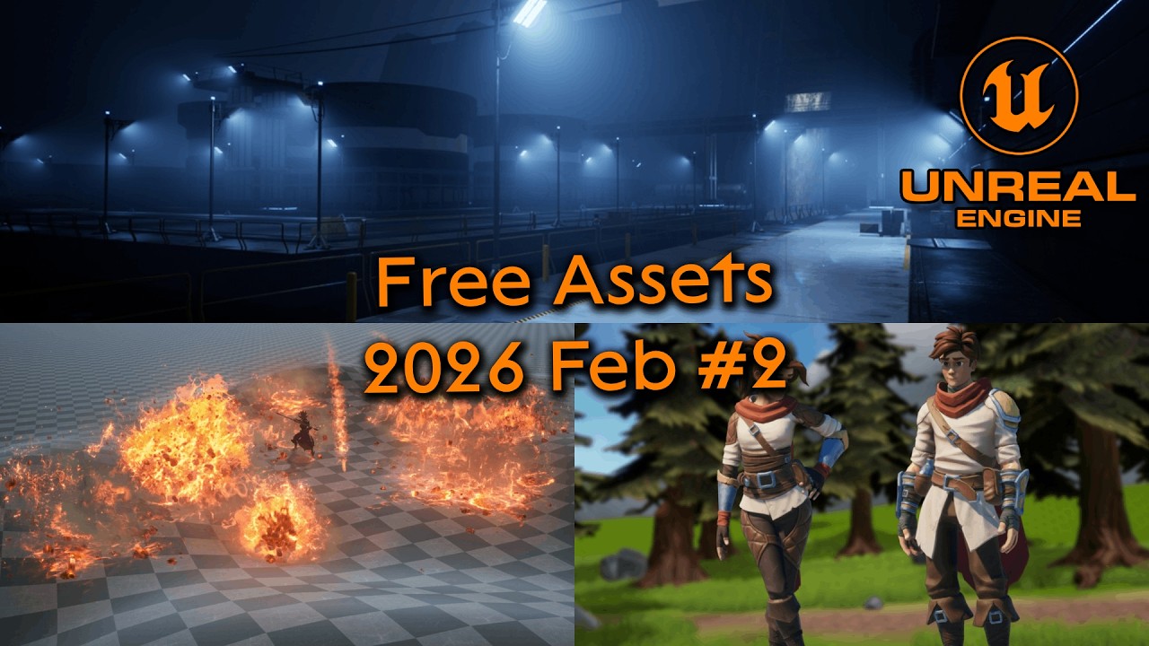 Unreal Engine free assets February 2026 Part 2