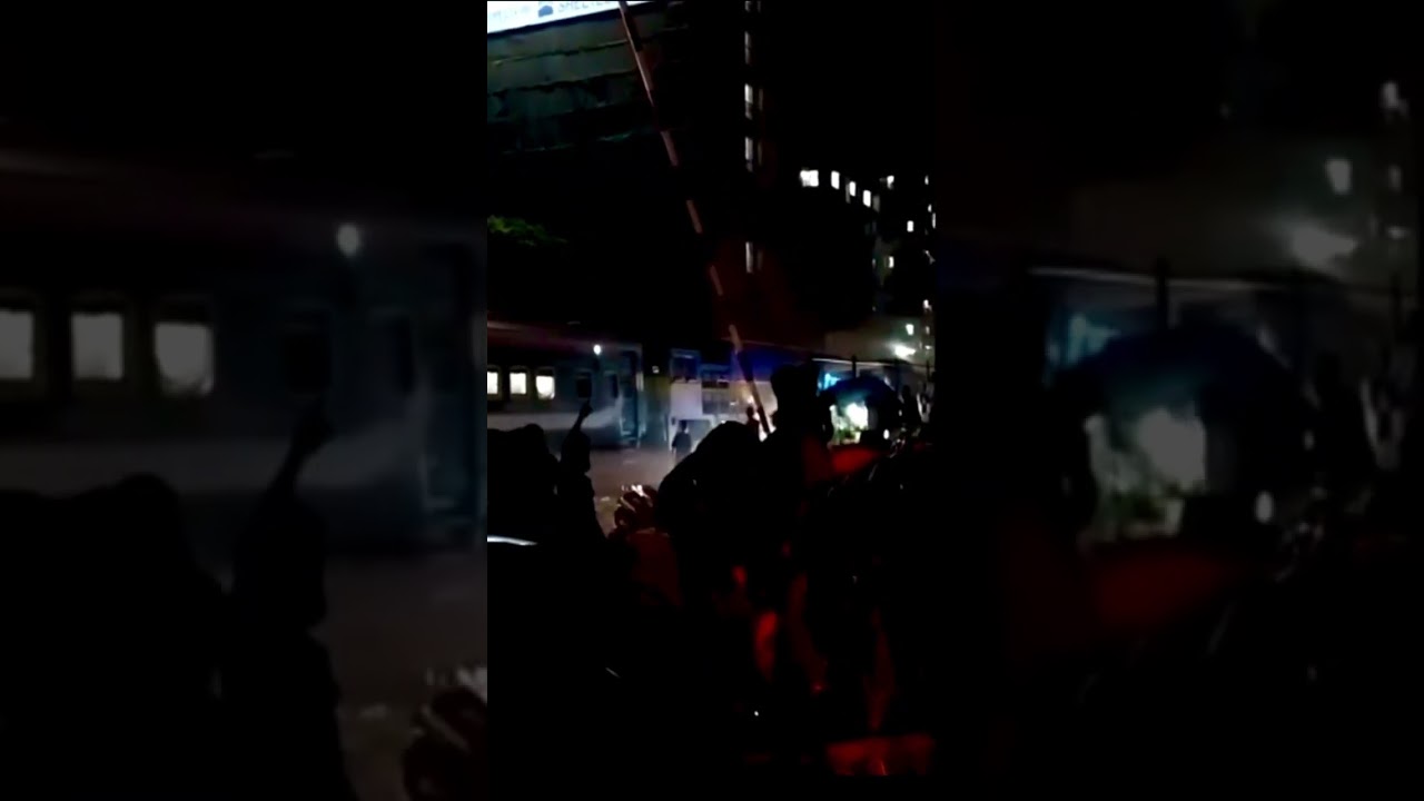 Bangladeshi special train hits a luxurious bus.         Accident.  #viral #shortvideo #bangladesh