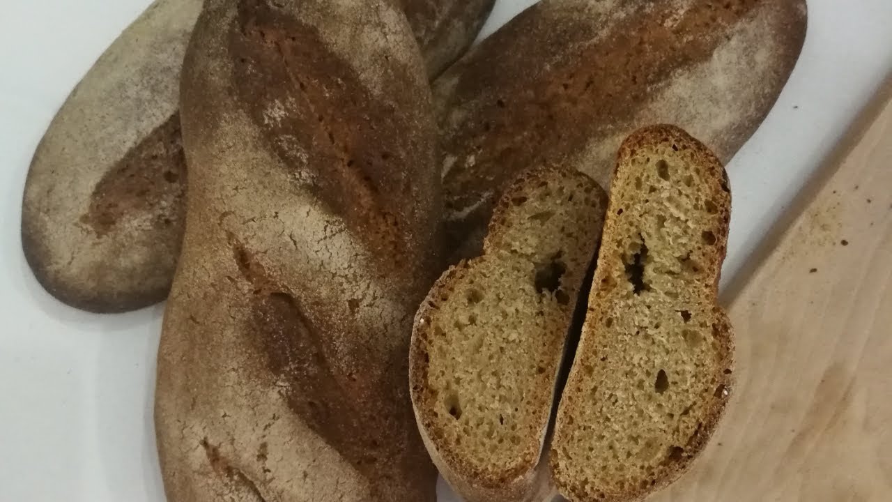 Pane integrale con lievito madre e farine da grani antichi siciliani