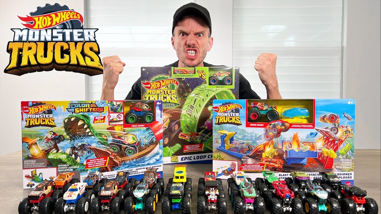 NOVOS HOT WHEELS MONSTER TRUCKS - Brancoala