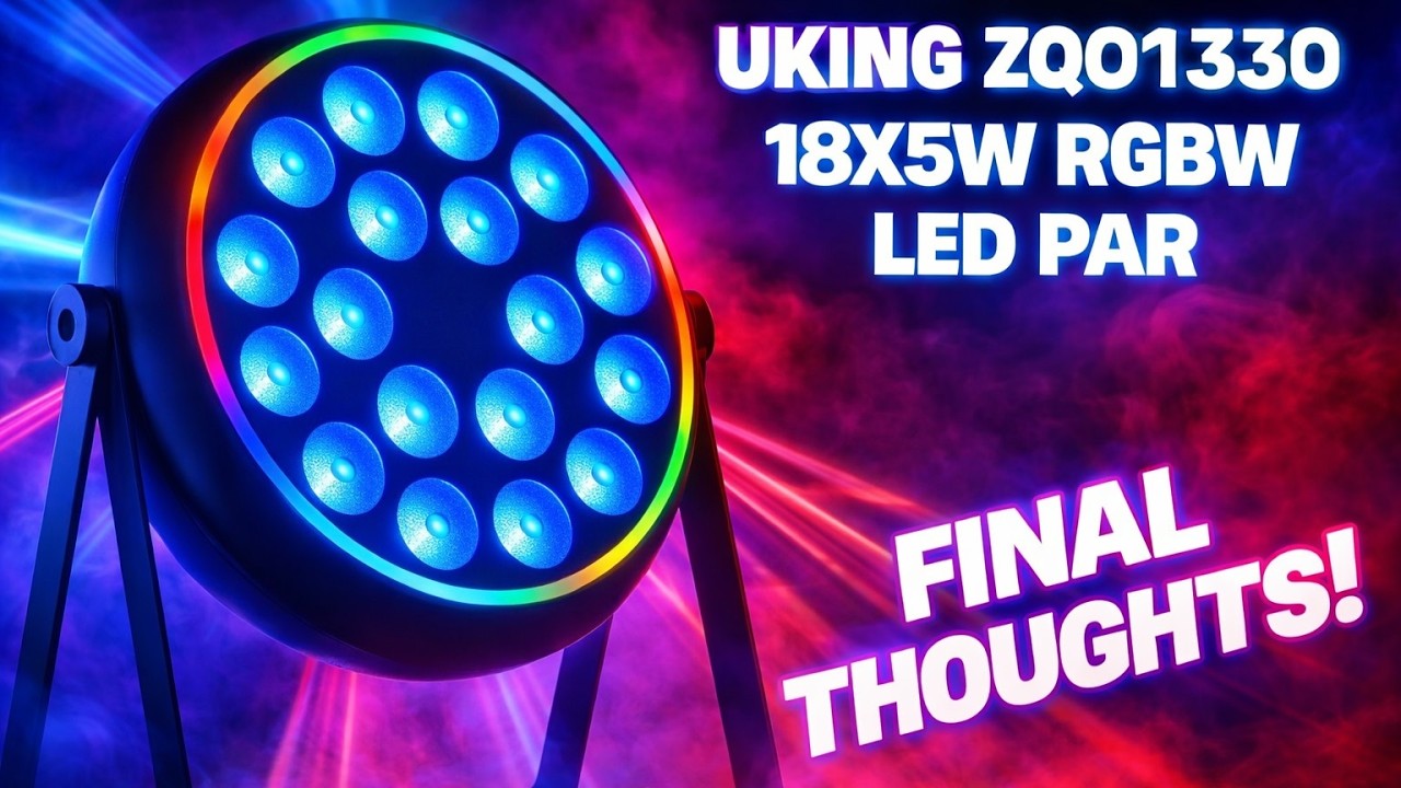 Заключительные выводы по UKING ZQ01330 — выходной сигнал RGBW, производительность FX-кольца и вер...