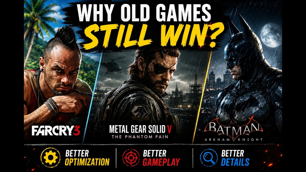 Why Old Games Still Feel Better Than Modern Games