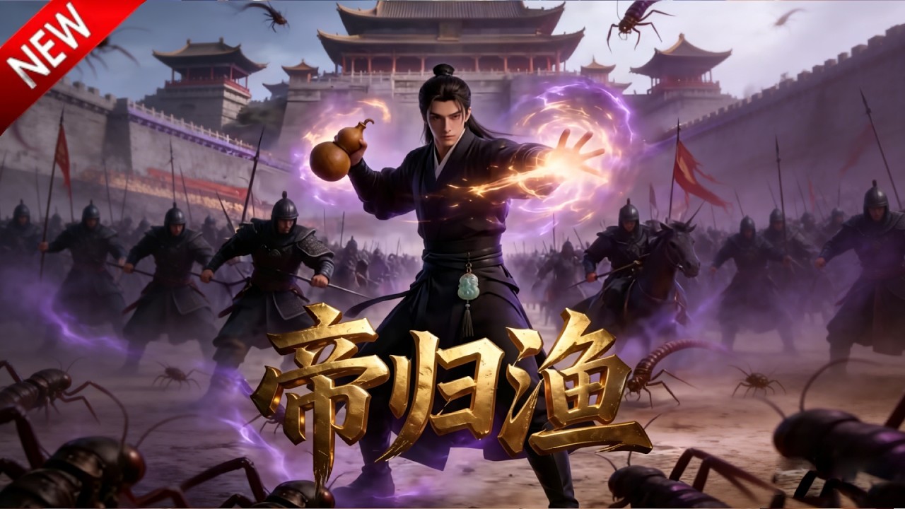 💥【新番上线】隐世渔翁藏通天修为，以钓竿为剑，逆袭成威震三界的传说！《帝归渔》全集 Multi SUB #热血 #漫剧 #动漫魔女