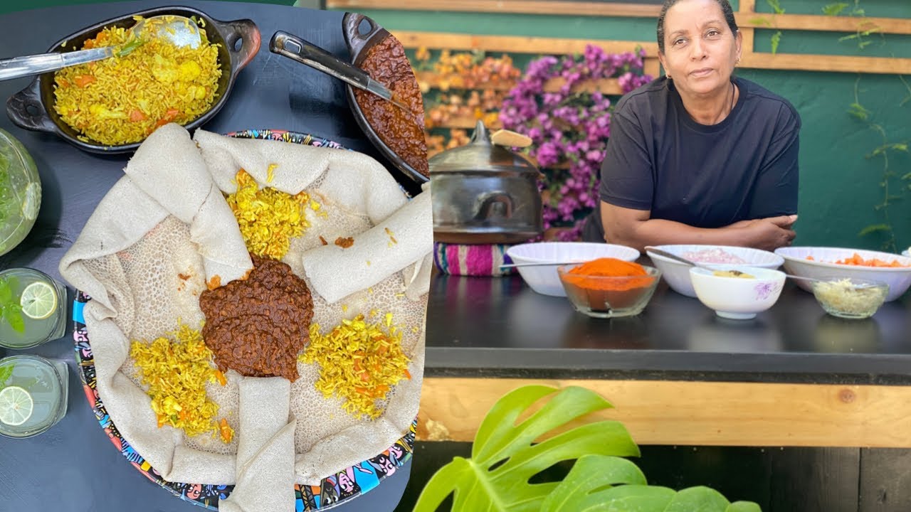 የኔ ቤት ምሳ|ምስር በሸክላ እና ሩዝ በአበባ ጐመን| የፃም አማራጭ