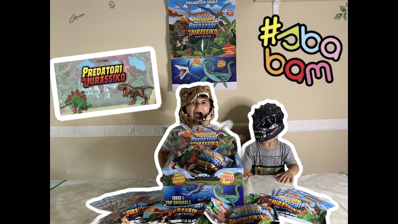 Kreaturex Predatori del Jurassico @SbabamItalia - manu e Nicho scoprono tutta l'incredibile collezione!