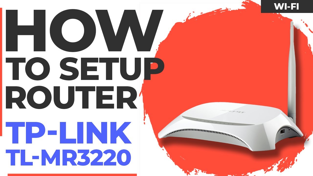 ✅ Как настроить TP-Link TL-MR3220
