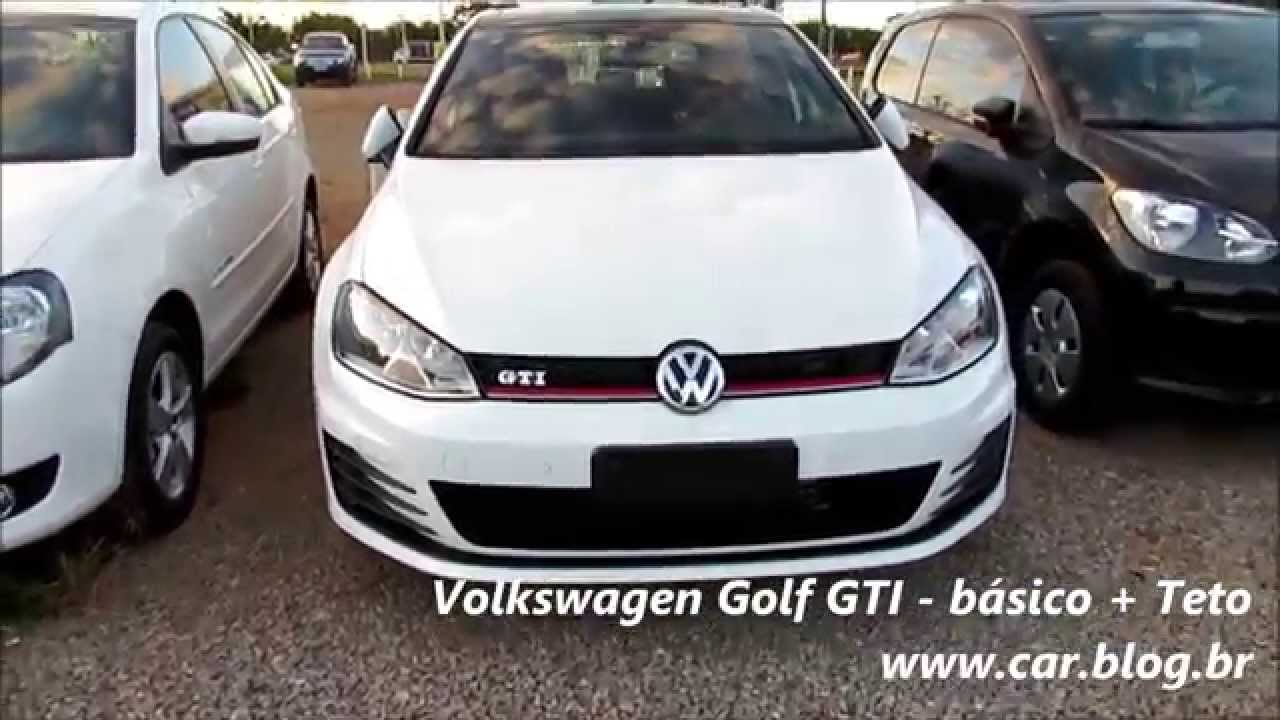 Novo Golf GTI 2014 - versão básica + teto - www.car.blog.br