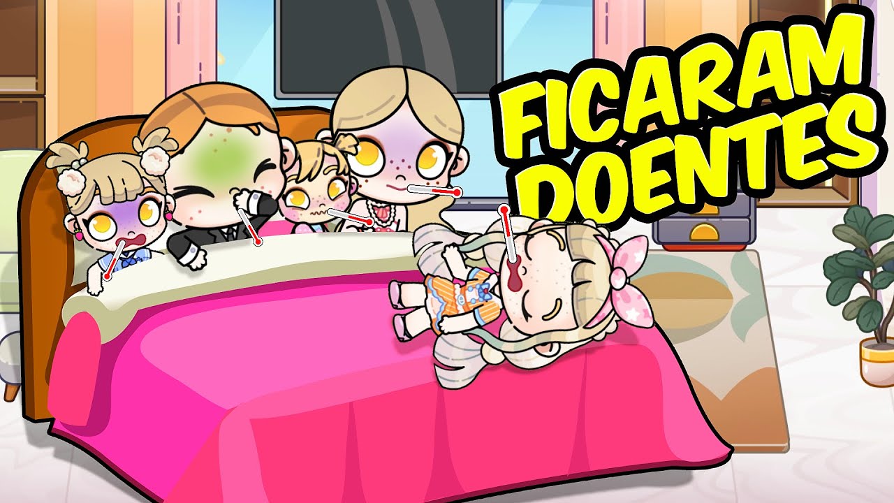 ROTINA TODA A FAMÍLIA FICOU DOENTE EM AVATAR WORLD | HISTORINHA AVATAR WORLD