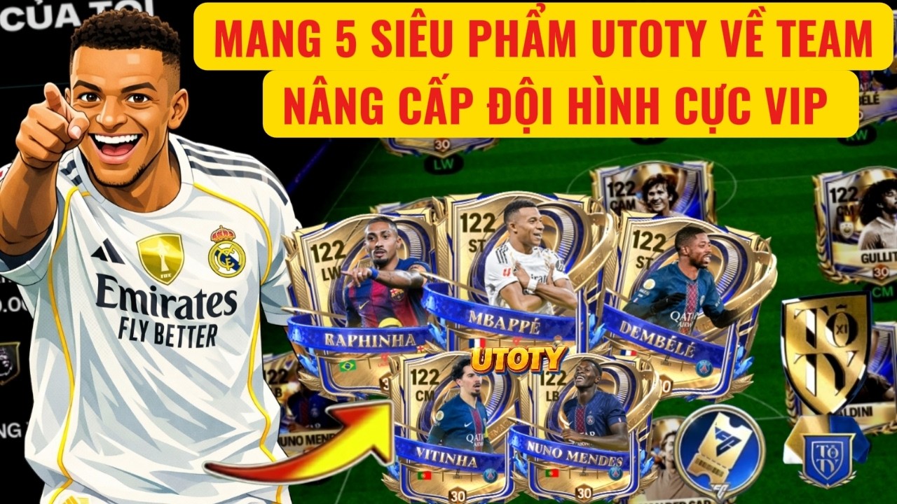 🏆FC MOBILE QT | TÔI ĐEM VỀ 5 SIÊU PHẨM UTOTY GÁNH TEAM CỰC MẠNH | RANK 80 SAO QUỐC TẾ