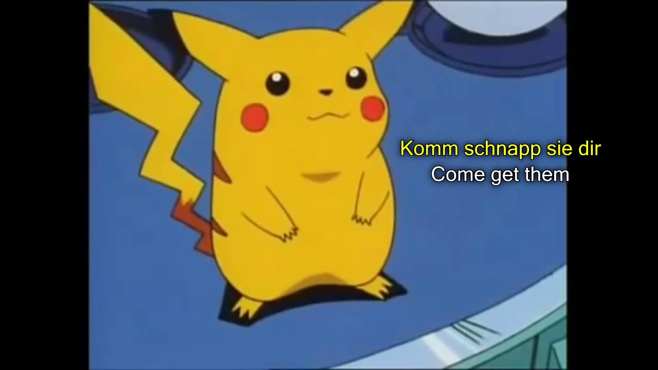Pokemon Deutsch Titelsong [German and English subtitles]