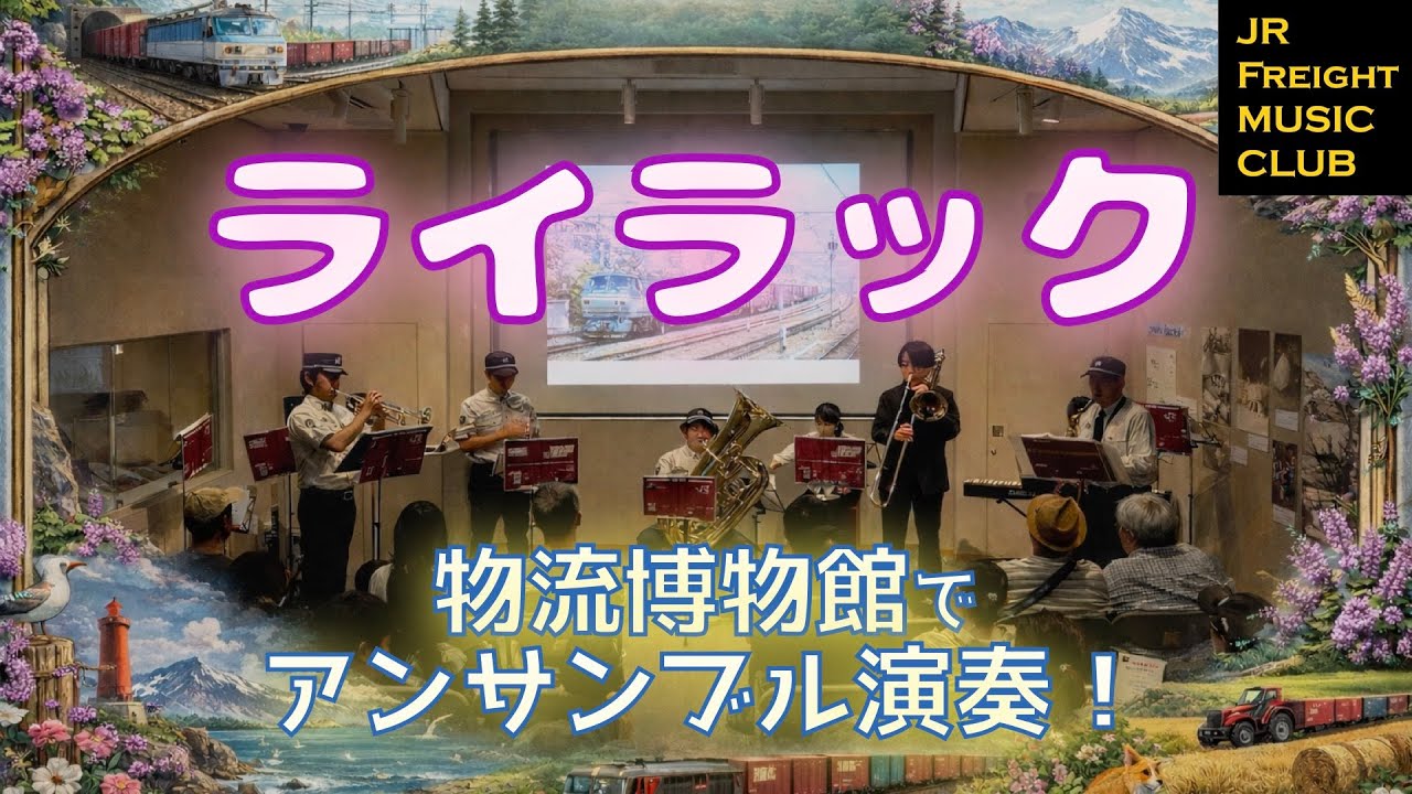 【アンサンブル演奏】物流博物館で「ライラック」を演奏しました