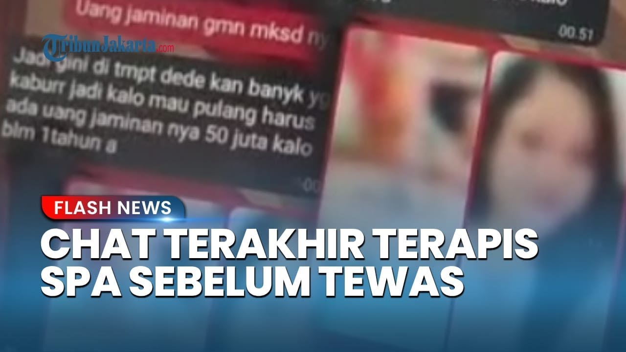Chat Terakhir Terapis Spa di Pejaten Sebelum Tewas, Diduga Coba Kabur dari Mess