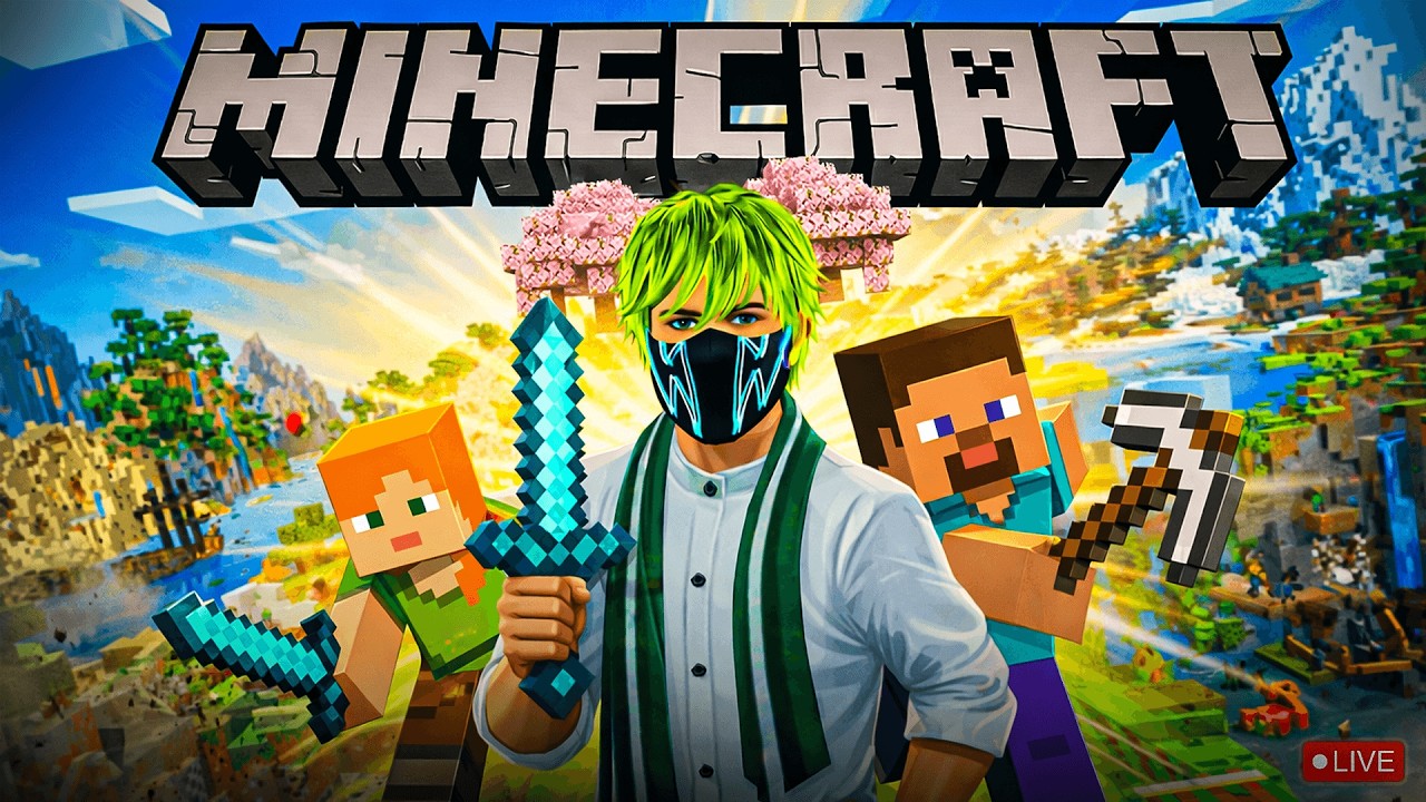 Minecraft Live 🔴 Creative Mode | Survival World  | @BOMBHACKERGAMING
